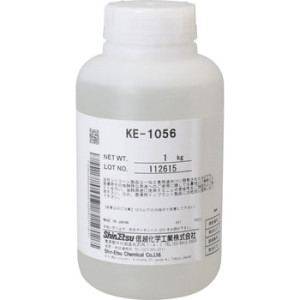 KE-1056 Single-component, thermosetting encapsulation adhesive based on phenyl-functionalized polysiloxane.