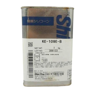 Shin-Etsu KE-109E A/B is an optically transparent, thermosetting, two-component RTV encapsulation adhesive.