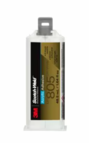 3M DP805 It is an acrylic adhesive, resistant to chemicals and corrosion.